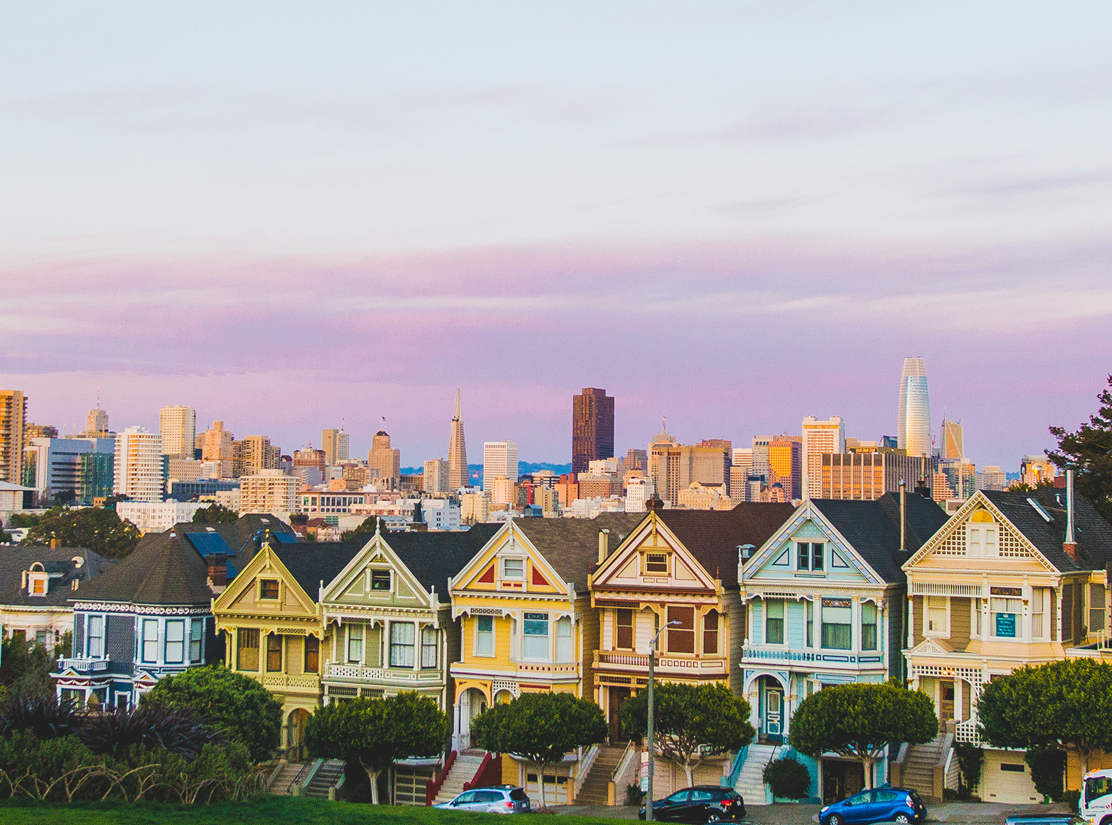 Painted Ladies Victorian houses